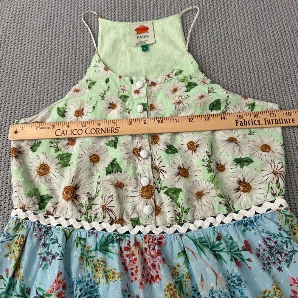 Farm Rio Mixed Floral Halter Dress Size Small - Picture 11 of 16